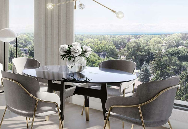 Birch Condos at Lakeview Village Suite Interiors - Dining Area