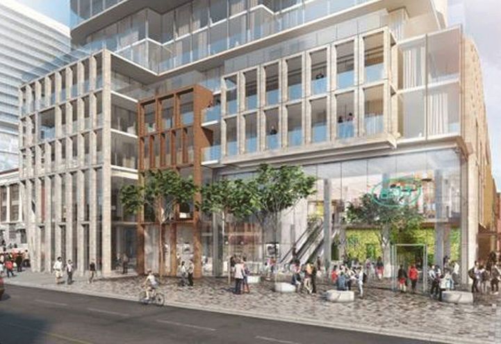 Block C - Looking West onto Dufferin Street