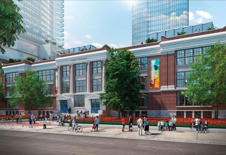 Historic Kent School, Bloor & Dufferin Condos, Bloor St W