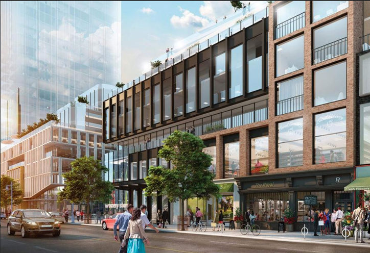 Podium Exterior of Bloor & Dufferin Condos at 1132 Bloor St W, Toronto