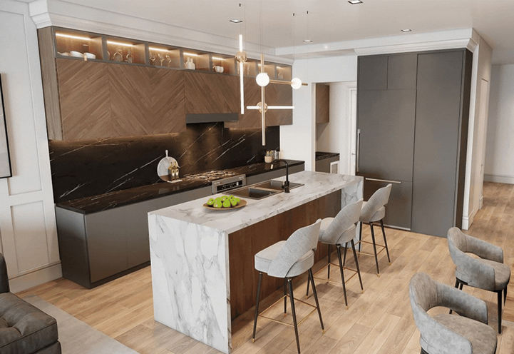 Bodhi Towns - Kitchen with Island