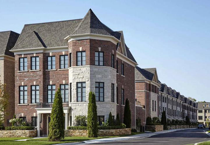 Boutique Towns on Lakeshore Exterior Streetscape View of Units
