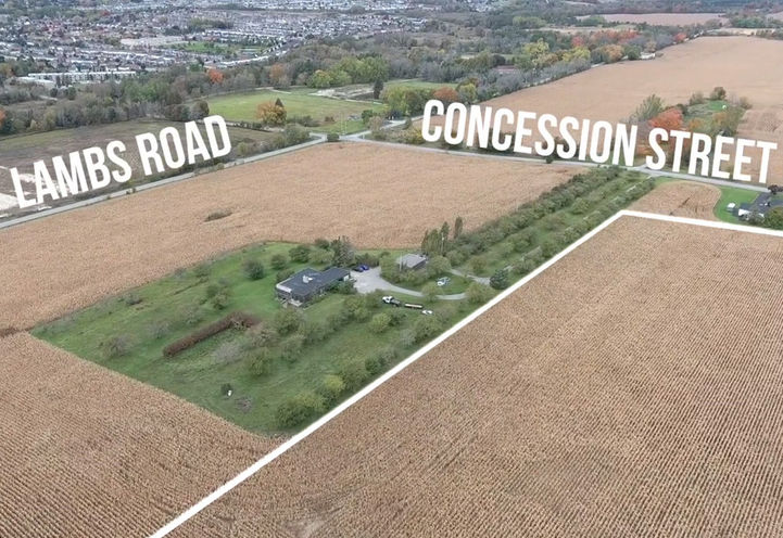 Bowmanville East Homes Aerial View of Project Location