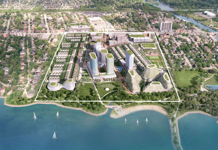 Bridge House at Brightwater Condos - Aerial View of Master Planned Community