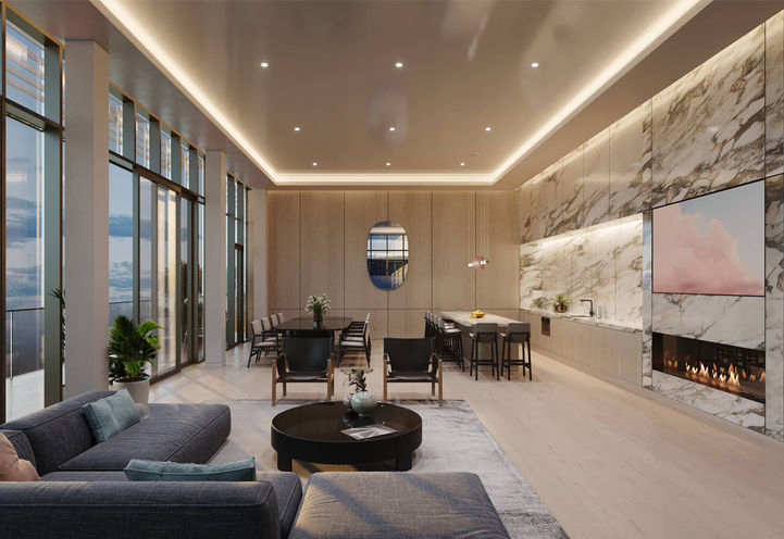 Bridge House at Brightwater Condos - Party Room