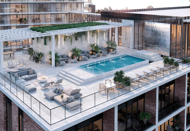 Bridge House at Brightwater Condos Pool