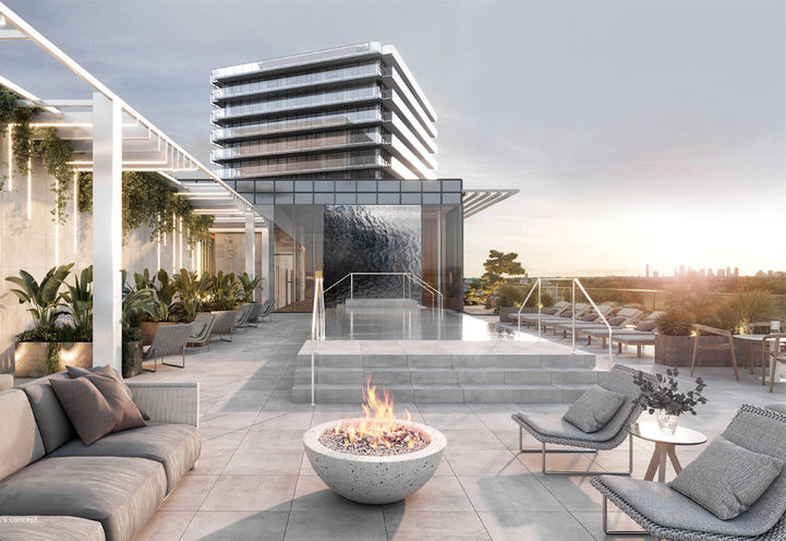 Bridge House at Brightwater Condos - Rooftop Pool