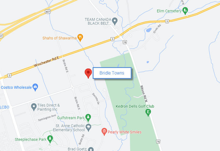 Bridle Towns Map View of Project Location