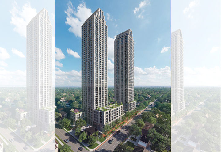 Bristol Place Condos Bird's Eye View of Exteriors