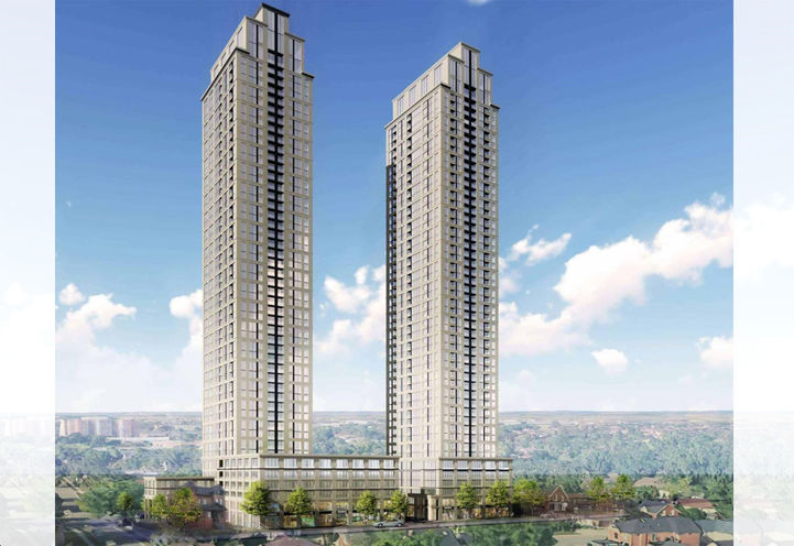 Bristol Place Condos Skyline Exterior View of Towers