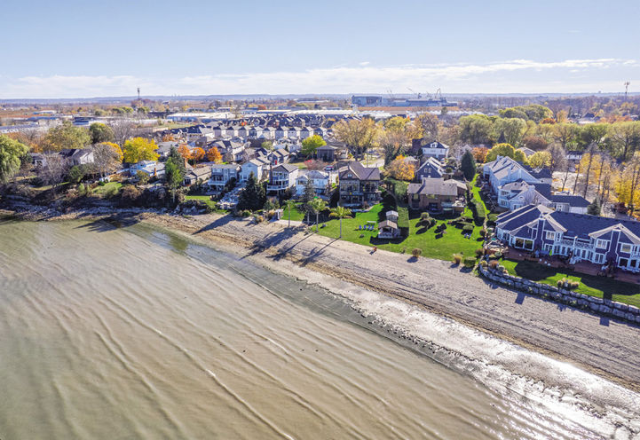 Bromley Gardens Homes Aerial View of Waterside Community