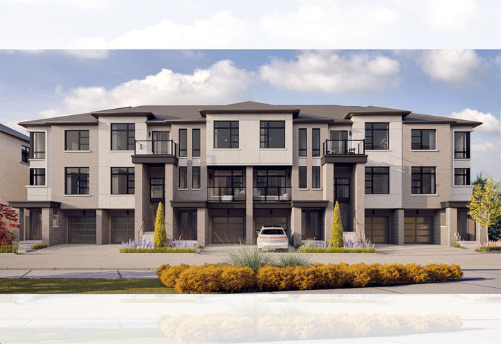 Brooklin Towns - Exterior View of Street Towns