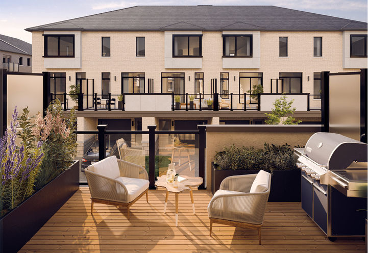 Brooklin Towns - Private Balcony