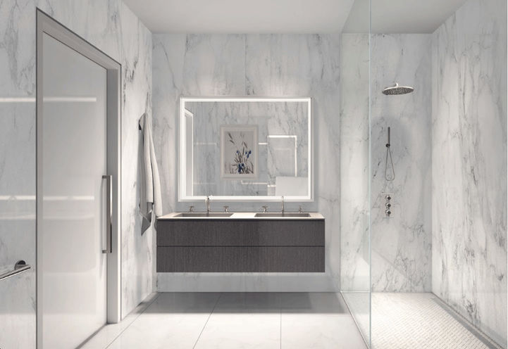 Bathroom Ensuite Features and Finishes at Bungalow on Mercer