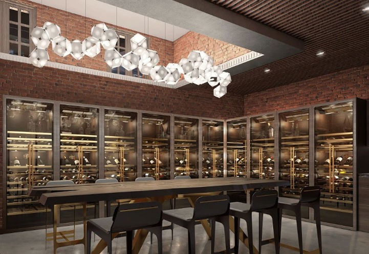 Wine Cellar at Bungalow on Mercer