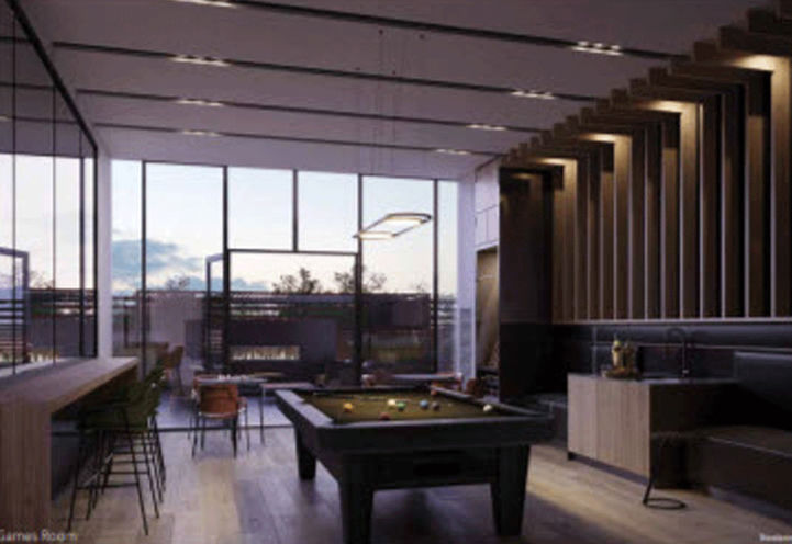 Burke Condos, Games Room with Pool Table