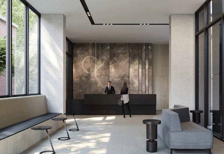 Burke Condos, Lobby with Concierge