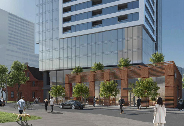 Podium View - Burke Condos Early Rendering