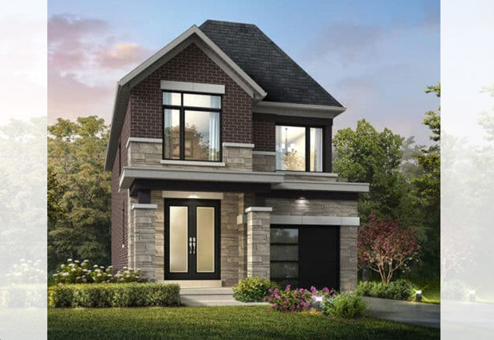 Cachet Heartwood Homes Exterior View - Single Car Garage Detached Home