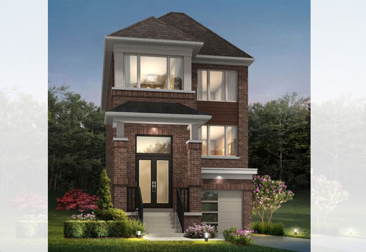 Cachet Heartwood Homes Exterior View of Detached Home Model