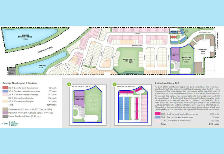 Proposed Siteplan For Mount Hope Towns by Cachet Estate Homes
