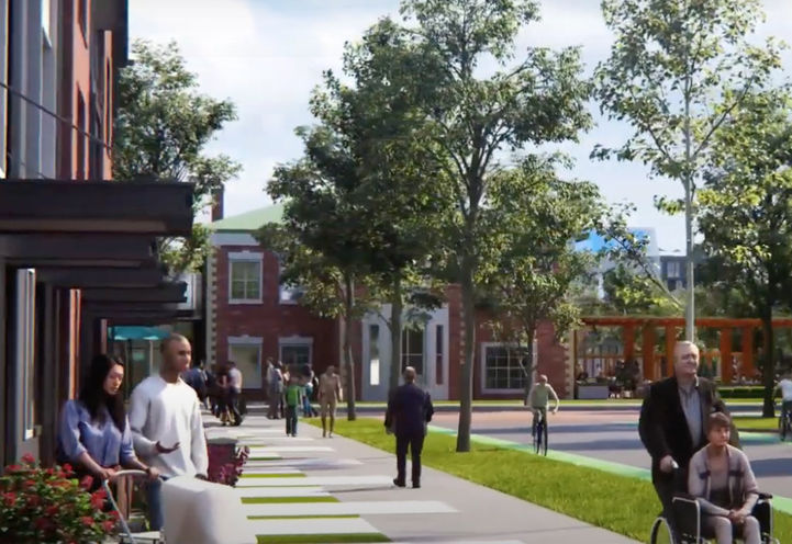 Caledon Station Pedestrian Friendly Walkways