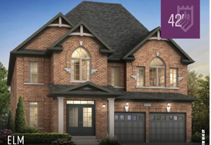 Caledon Trails Homes Exterior View of Elm Model