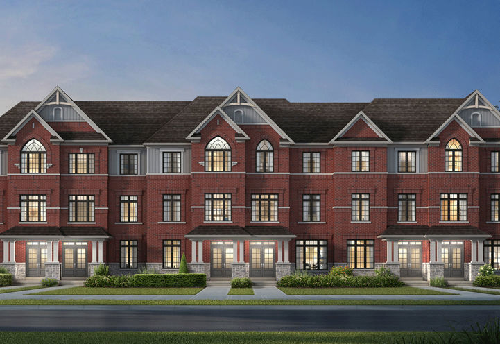 Close Up View of Caledon Trails Towns Elevation A