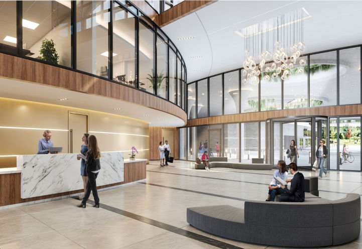 Canopy Towers 2 Resident Lobby, Concierge, and Lounge Area