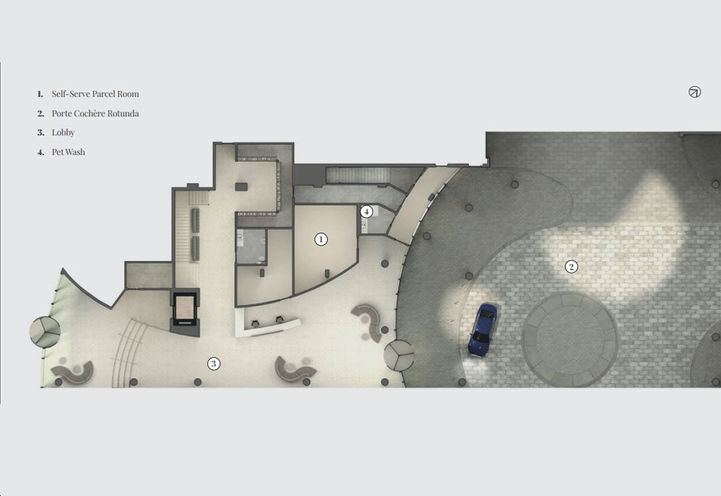 Canopy Towers, Outdoor Amenity Terrace First Floor