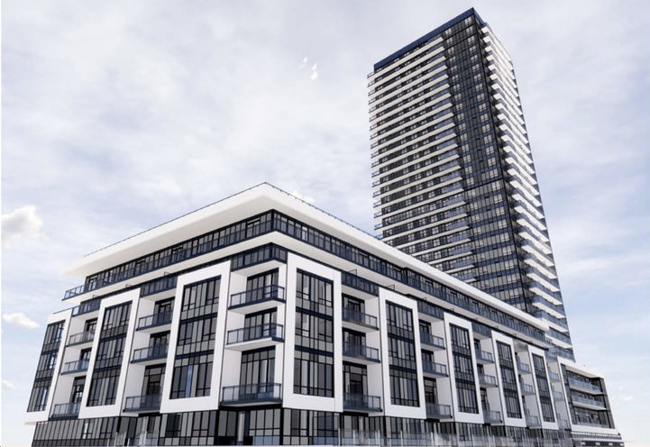 Early Rendering of Canopy Towers - Street View