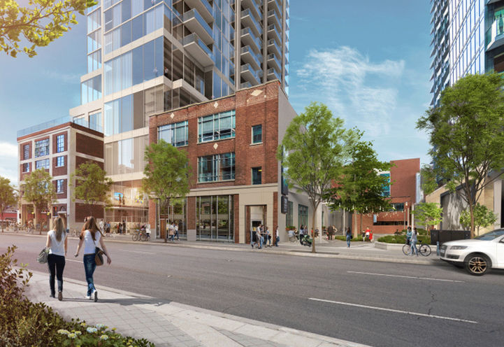 Celeste Condos, George Street Elevation Early Rendering