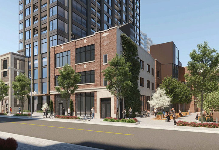 Celeste Condos, Looking Northeast to 231 Richmond Street East