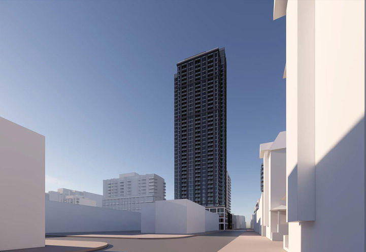 Celeste Condos Original Tower Design