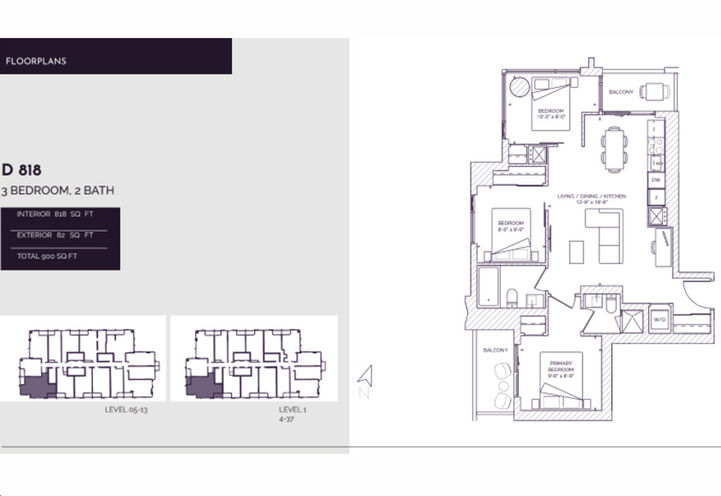 Celeste Condos - Suite 818 - 3 Bed/2 Bath