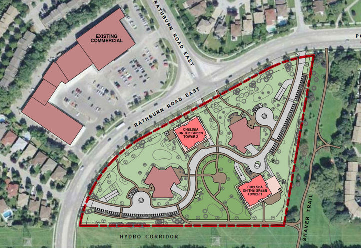 Chelsea on the Green Condos Site Plan