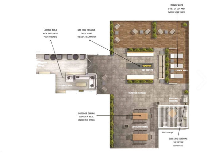 Rooftop Terrace at Chelsea on the Green