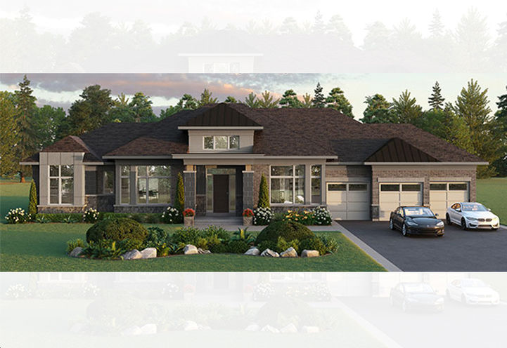 Clarehaven Estates Exterior View of Detached Home Model