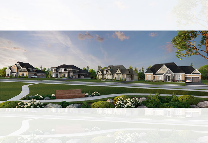 Clarehaven Estates Streetscape View of Homes