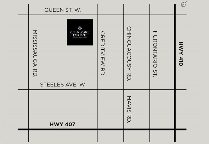 Classic Drive Homes Map View of Project Location