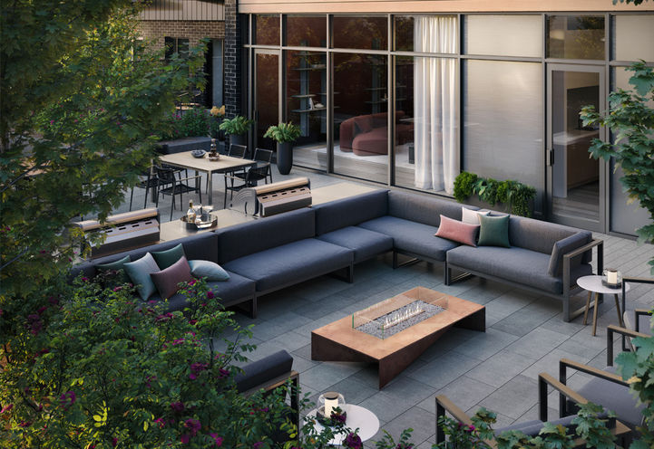 ClockWork Condos 3 Outdoor Terrace