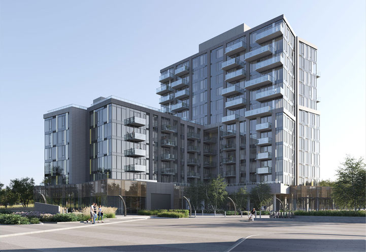 Clockwork Condos 2 Street Level View of Exteriors