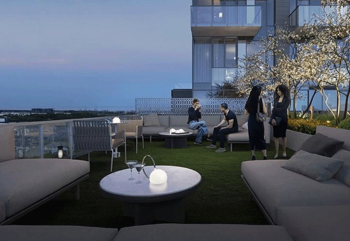 Clockwork Condos Rooftop Terrace Lounge