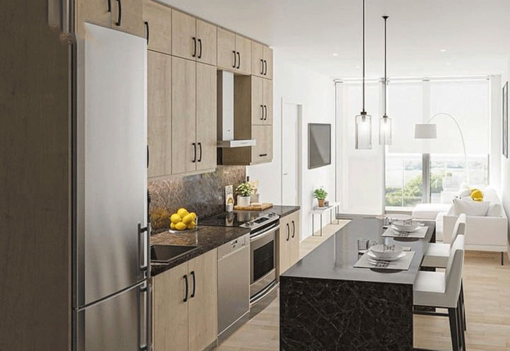 Clockwork Condos 
Two Bedroom Open Concept Suite