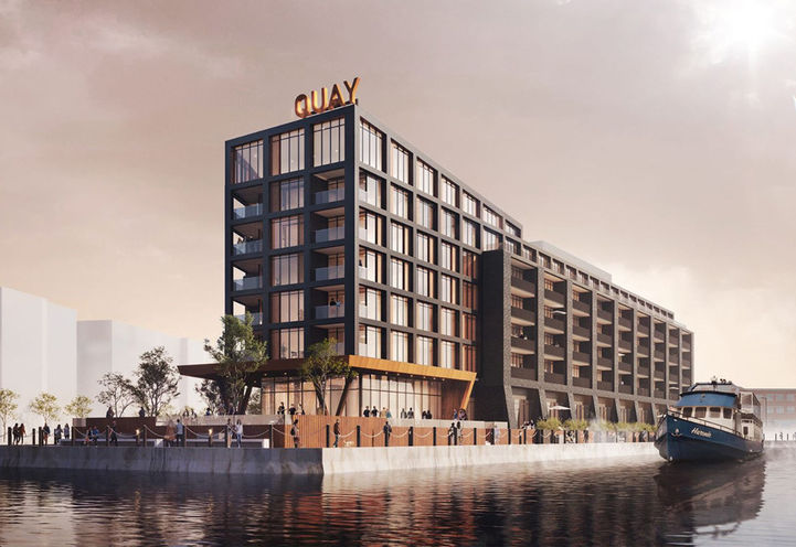 Collingwood Quay Condos Waterfront View of Building Exterior