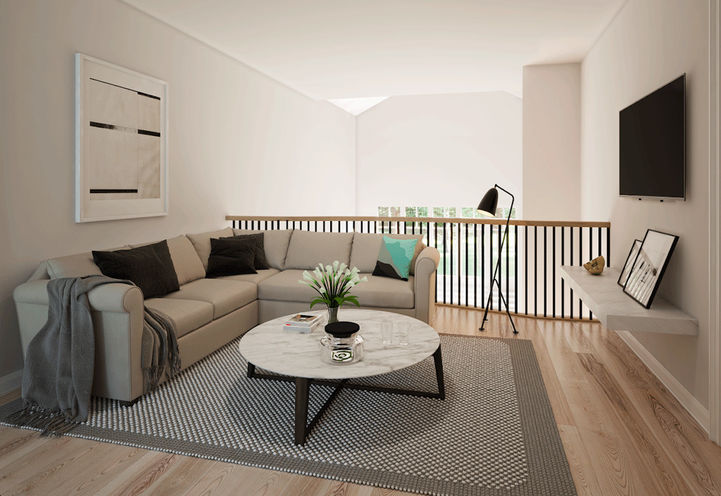 Cork & Vine Family Room Interior