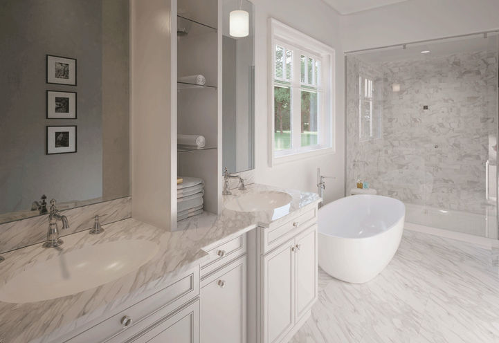 Cork & Vine Interior View of Bathroom