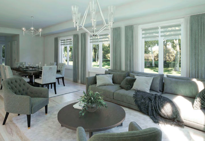 Cork & Vine Living Room Interior