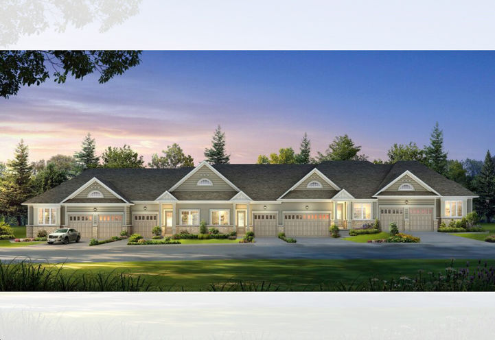 Cork & Vine Streetscape View of Townhomes