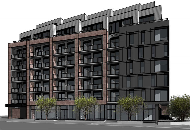 1161 Kingston Road Condos Early Exterior Building Design